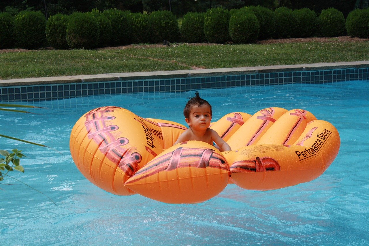 matela gonflable piscine