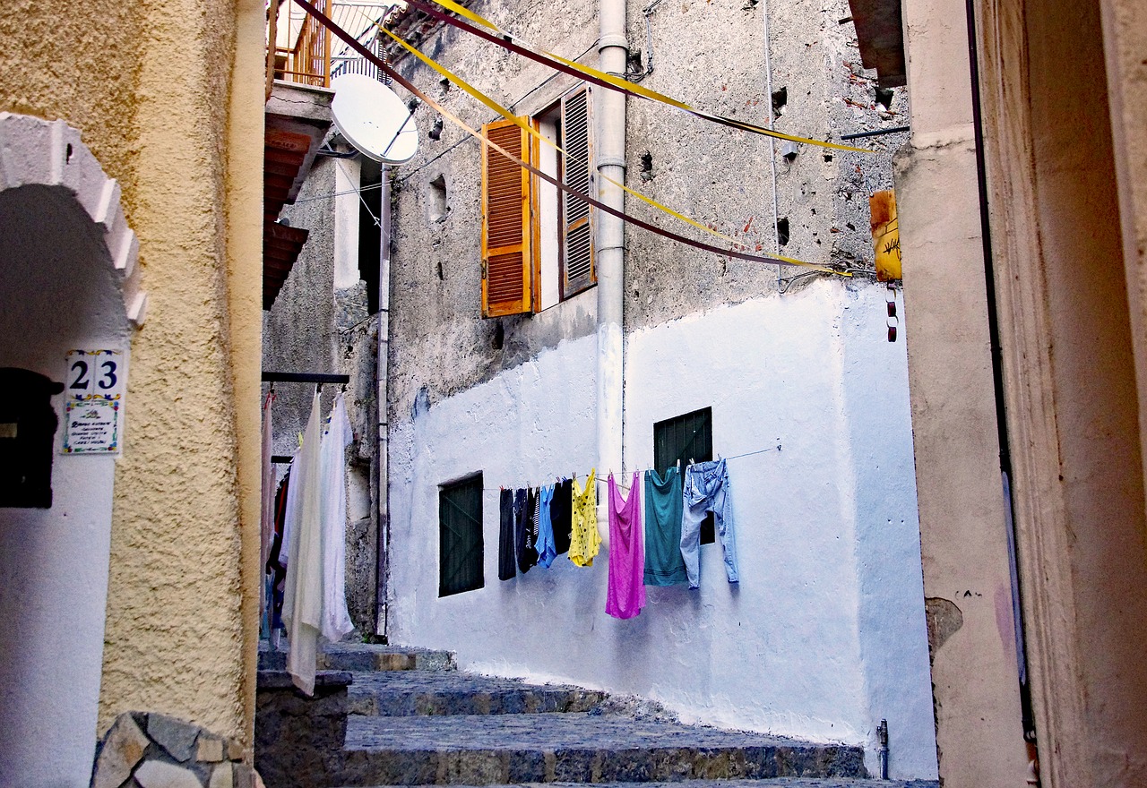 seche linge etroit